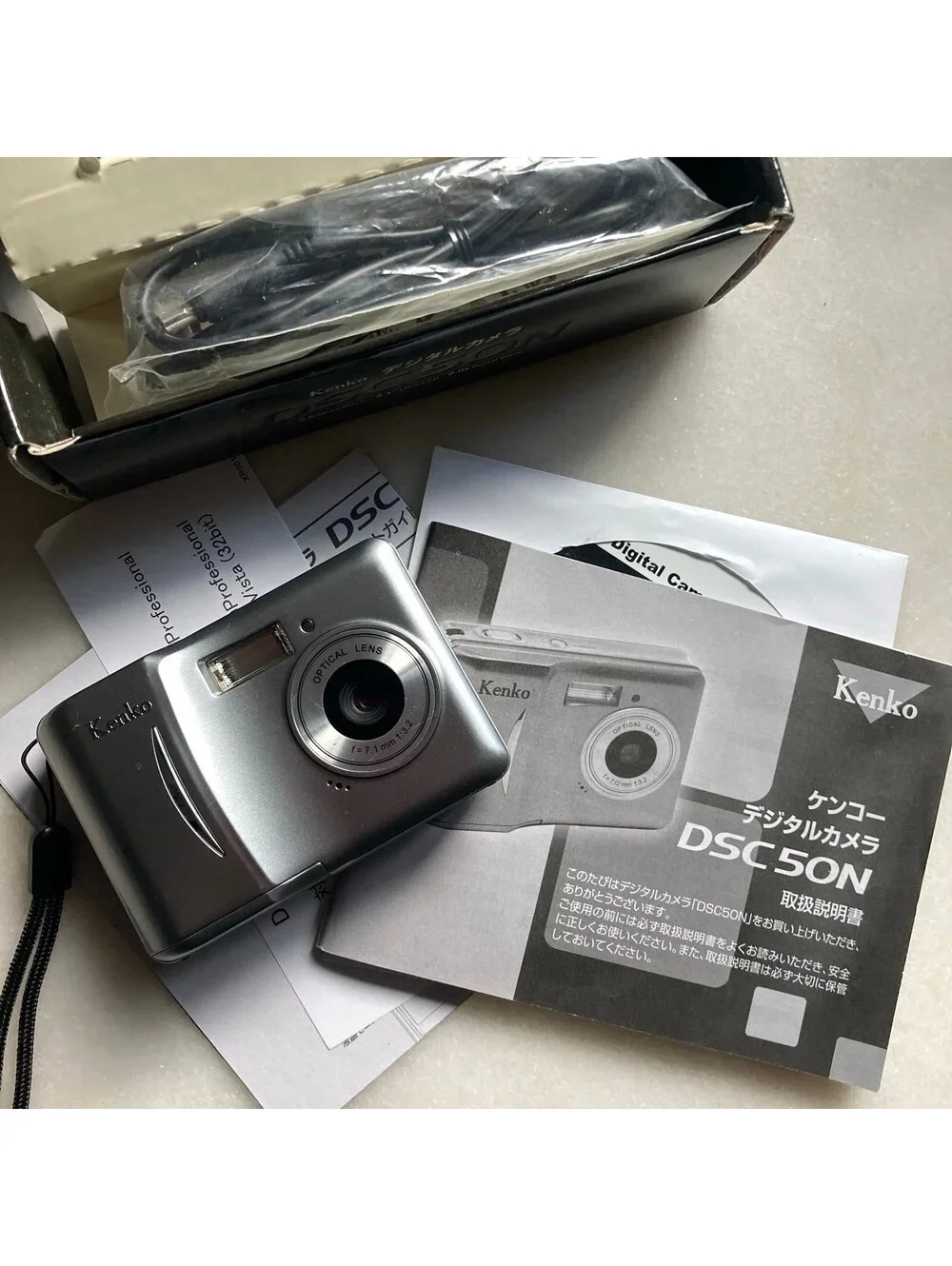 Kenko DSC50N 5MP Japanese Digital Toy Camera Vintage Retro Y2K Compact Tested